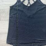 Hollister  Navy Blue White Stripes Strappy Tank Top Medium Photo 3