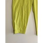 Chico's Size 10 Capri Pants Cargo Pockets Lime Green Stretch Casual Comfy Summer Photo 6