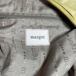 Margot New York Soft Pebbled Leather Small Crossbody Bag Mustard Yellow Photo 14