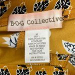 B.O.G Collective Yellow Floral Print Elastic Waist Casual Flowy Shorts Size M Size M Photo 2