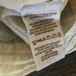 Free People  Cream Flared Sleeve Blouse Beaded Peasant Top Photo 6