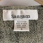 Sangam Top Cotton Lagenlook‎ Jacket Shirt Button Photo 2