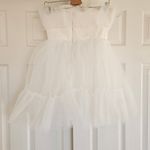 Katie May Ellee Mini Dress White Tulle Wedding Size M Photo 12