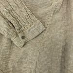 Free People Blouse-Tunic Women M Olive All Who Wander Stripe Boho Cottage Chick Photo 5