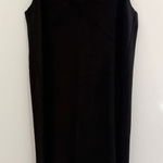 Mod Ref Black Faux Suede Midi Dress Photo 0