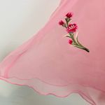 Victoria's Secret Vintage pale pink floral embroidered slip dress, mini length. S Photo 3