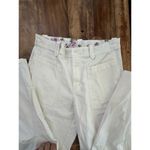 Sundance Sandance Women's White Cotton Blended Straight Leg Pants Size 6 Photo 3