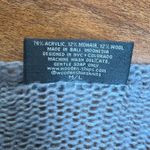 Wooden Ships  Sweater Women M L Striped Long Sleeve Knit V-Neck Mohair Wool Blend Photo 9