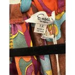 easel Size 1X  Los Angeles Paisley Bubble Sleeve Dress in Multicolor Photo 9