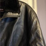 wilson's leather Wilson’s‎ Leather Womens Fur Trimmed Coat Size Small Lined Belted 90s Y2K Winter Photo 5