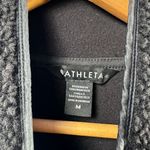 Athleta NWT  Cozy Sherpa Snap‎ Pullover in Black Size Medium Photo 6