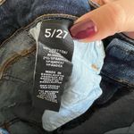 Kendall + Kylie The Icon High Rise Straight Distressed Cropped Denim Jeans Photo 9