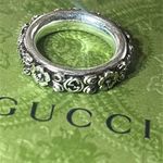 Gucci Interlocking G Flower Ring Ag925 Photo 2