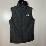 The North Face  Mossbud Insulated Reversible Fleece Puffer Vest Black Size Small Photo 1