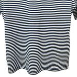 Cutter and Buck BYU  Navy Striped Virtue Eco Pique Top Women’s 1/4 Zip Petite Small Photo 5