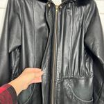 Worthington  Genuine Lambskin Leather Jacket Black Size Medium Photo 13
