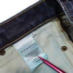 Rich & Skinny Jeans Size 28 W31"xL27.5" Straight Leg Jeans Distressed Blue Denim Pants Photo 8