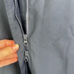 Travel Smith Navy Blue Double Zipper Duster Trench Jacket Windbreaker Size MD Size M Photo 6