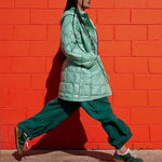 NWT Free People Movement Patricia Packable Puffer In Misty Green Blue Photo 0