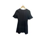 Banana Republic Black Flutter Sleeve Fit & Flare Short Sleeved Dress 0 Career Photo 3