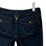 Athleta Jeans Dry Dripper Mid Rise Flap Pocket Dark Wash Yoga Women’s 4T Tall Photo 7