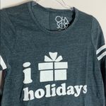 Chaser  I Love Holidays long sleeve baseball tee Photo 2