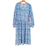 Simply Southern Long Sleeve Midi Shirt Dress Size L NEW Photo 1