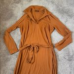 Lane Bryant  Copper Orange Collared Ribbed Dress SIZE 14/16 Photo 1