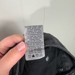 Twelve By Twelve Twelve by On Twelfth Black Denim Straight Leg Button Fly Crossover Waist Jeans Photo 8