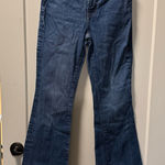 Madewell The Perfect Vintage Flare Jean Dark Wash Super High Rise Cutoff Hem 26 Photo 0