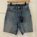 Rails NWT NEW  The Beachwood High Rise Bermuda Denim Shorts Button Fly 25 Photo 3