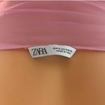 ZARA  Pink Mesh Detail Top Photo 2