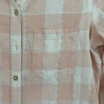 SO  Pink and Creamy White Plaid Button Down Shirt Size S NWOT Photo 2