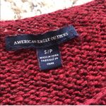 American Eagle  crochet open knit oxblood s… Photo 2