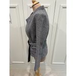 IRO  Awa Wool Blend Jacket Size 38 Belted Designer Classic Paris Quiet Luxury Photo 5