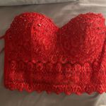 Windsor size small Red corset top Photo 0