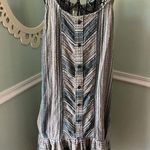 Caslon Nordstrom  Women’s Striped Sleeveless Cotton Dress Boho Small Batik Photo 0