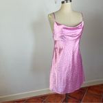 ZARA  Pink Floral Satin Slip Dress Photo 2