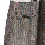 Ted Baker Mayumid Mixed Media Tweed Mock Neck Tank Mini Dress Size 6 Photo 9