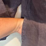 Fenini Purple Linen And Cotton Blend Boho Coastal Grandma Lagenlook Jacket M Size M Photo 10