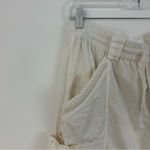 Anthropologie | Angela Cropped Cream Cargo Pants Relaxed Fit Lightweight Size 28 Photo 2