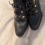 Michael Kors sz6.5 lace up brown leather boots w/removable faux fur tops EUC Photo 11