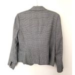 Nine West  Gray Houndstooth Long Sleeve Front Pockets Lined Blazer Sz 10 Photo 2