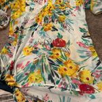 Anthropologie Fig & flower sheer floral tunic top M Photo 5