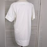 Orvis  White Embroidered Short Sleeve Tunic Top-Large Photo 2