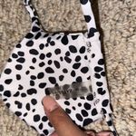 Zaful Tie Black and White Swim Set Photo 3