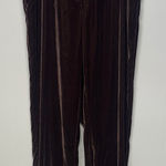 A New Day  Women's Dark Brown Velvet Trousers Photo 0