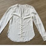 Veronica Beard MSRP$375  Women’s 100% marella silk blouse Top V-Neck Ivory Size 0 Photo 8