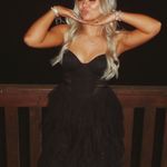 Black Tulle Prom Dress Photo 0