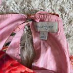 Belle Sky  Pink Floral Strappy Long Dress Size Small Ruffles Wedding Resort Vacat Photo 1